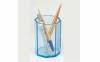 PEN/PENCIL HOLDER  T-3040 TRANSPARENT