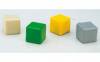 Paper Weight Plastic Cubic Shape 3.7x3.7x3.7 CM (1.5