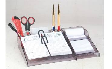 Desk Calendar Pallet Acrylic DCP Sheet With 2 Pen Holder